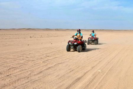 Half-day Hurghada Desert Quad Bike Tour with Camel Ride and Tea