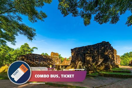Roundtrip Shuttle Bus with Ticket To My Son Sanctuary from Hoi An