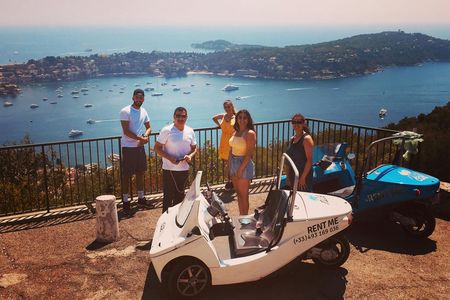 2-hour open-top car tour in the French Riviera