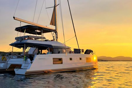 Private Afternoon Catamaran Cruise with Dinner from Chania