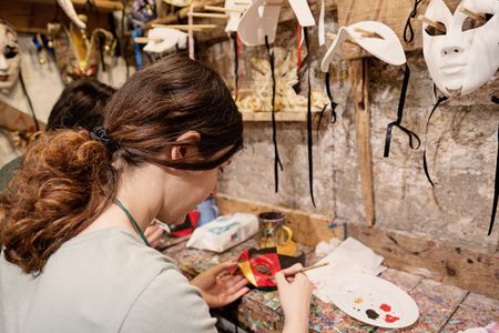 Magic Mask Decoration Class in St. Mark’s Square