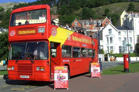 City Sightseeing hop-on hop-off bus tour of Llandudno