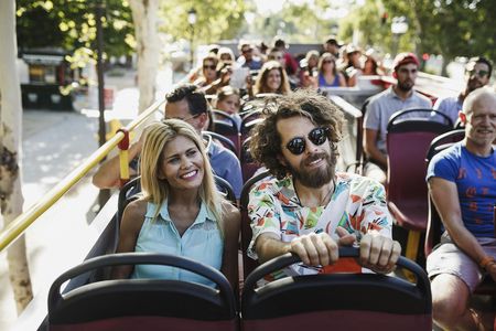 City Sightseeing hop-on-hop-off bus tour of Uptown and Downtown New York