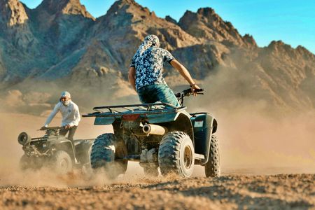 Quad experience in the Sahara with dinner from Sharm El Sheikh
