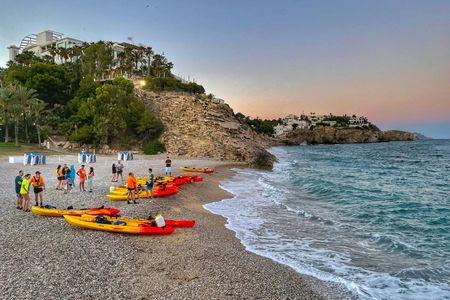 Moonlight Kayaking with Dinner from Villajoyosa