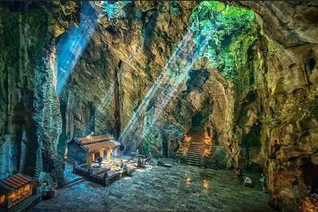 Tour to Marble Mountains, Monkey Mountain and Lady Buddha