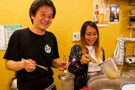 Behind the counter ramen shop adventure