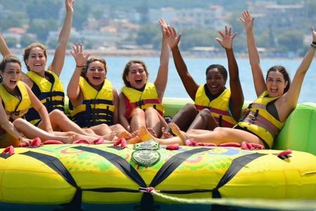 Crazy Sofa Boat Experience in Corfu
