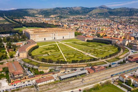 Private tour of Caserta Royal Palace with shuttle bus to English Gardens