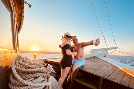 Rhodes Sunset Cruise with Greek BBQ and Unlimited Drinks