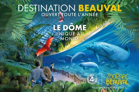 Entrance ticket for ZooParc de Beauval
