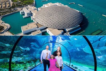 Louvre Abu Dhabi, National Aquarium with Shopping Voucher and SIM