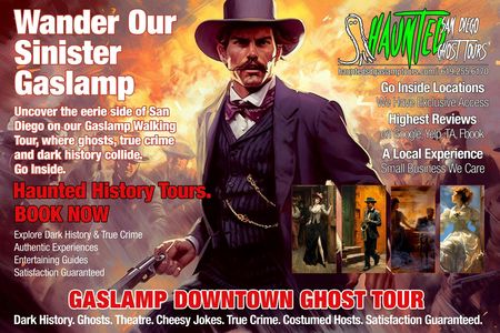 Haunted San Diego ghost tour with paranormal investigation