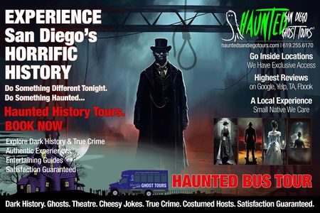 Haunted San Diego ghost tour by bus
