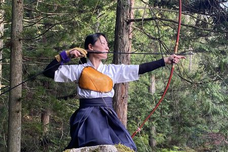 Outdoor Kyudo Archery Experience in Hiroshima