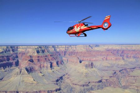 Helicopter tour of the South Rim of the Grand Canyon