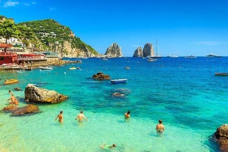Capri Island shared tour with ferry from Naples