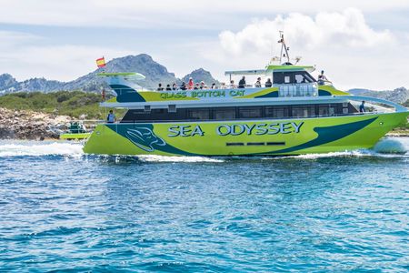 Boat Trip on a Glassbottom Catamaran from Font de Sa Cala