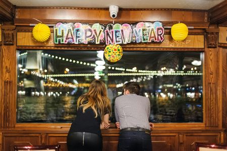New Year's Eve party on the Danube in Budapest