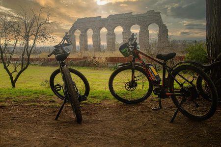 Appian Way and Aqueducts Park E-Bike Tour with Catacombs and Lunch Box
