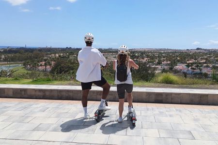 E-Scooter Step Kickstart Guided Tour Sightseeing Maspalomas