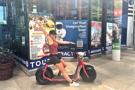 2-hour Balboa and Downtown San Diego electric scooter tour