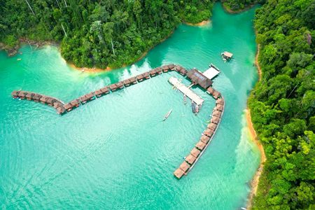 Cheow Lan Lake Adventure Tour with Safari and Coral Cave Exploration
