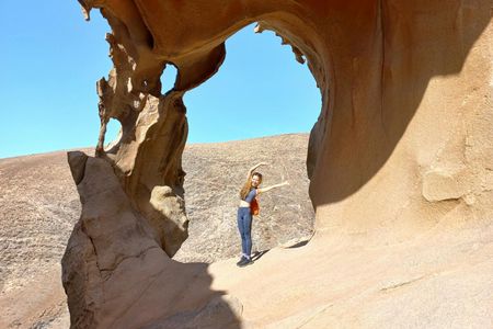 Ajuy Caves and Las Peñitas Canyon Hike with Secret Arco Climb
