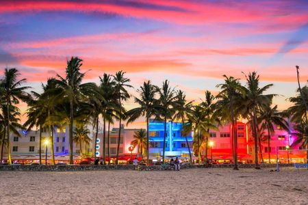Scenic Miami night tour with Skyview Miami Wheel tickets