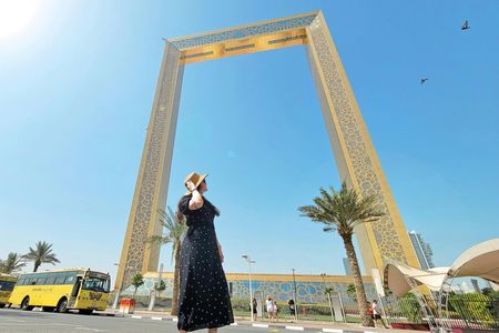 Dubai frame tickets with half-day sightseeing city tour