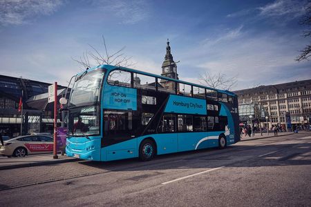 Hamburg hop-on-hop-off bus tour and harbour cruise combo ticket