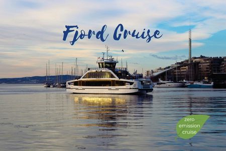 Oslo Fjord sightseeing audio-guided electrical boat tour