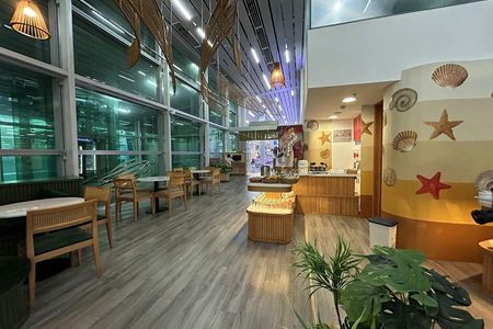 Entrance to the Phu Quoc International Airport lounge