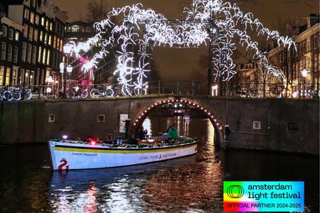 Amsterdam Light festival open boat cruise