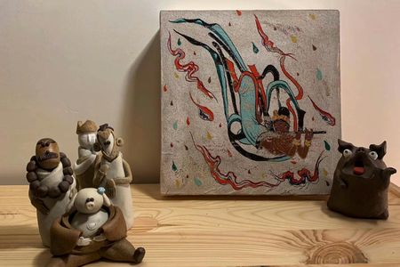 Rock Color Painting in Beijing