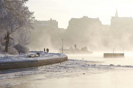 Stockholm Archipelago Winter Boat Tour with Guide