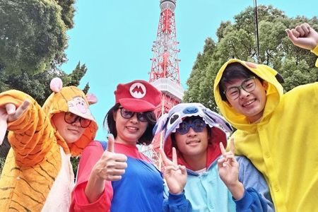 Anime-Themed Electric Bike Tour Through Tokyo's Golden Route