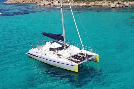 Catamaran Tour Between Tavolara and Cala Moresca from Olbia