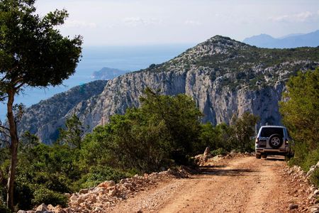 4x4 tour of the Golgo Plateau in Baunei from Arbatax