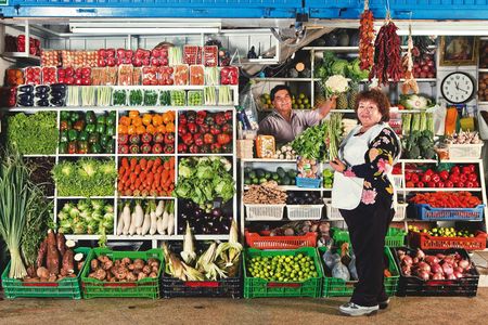 Local market, cooking demo, Larco Museum and lunch