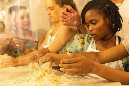 Naples fresh pasta and ravioli lesson in authentic restaurant