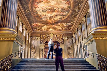 Thames Uber Boat Hop-On Hop-Off 1-Day Pass and Painted Hall Entry