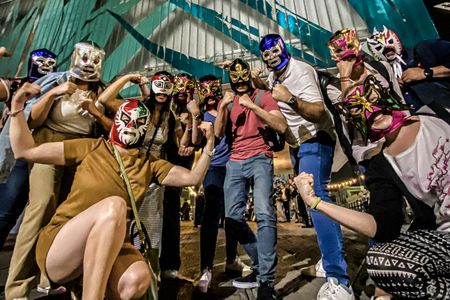 Mexican Night Out with Mariachi Music, Tequila and Lucha Libre Show