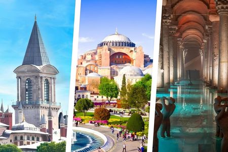 Skip-the-Line Entrance to Topkapi Palace, Hagia Sophia and Basilica Cistern