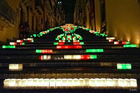 Caltagirone, Lights and Tastes Experience the magic of the Luminarie