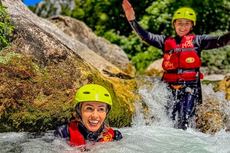 Canyoning on the river Cetina
