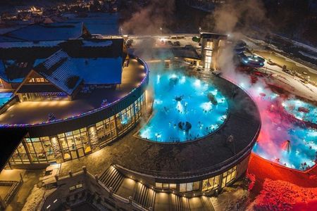 Snowmobile Ride with Thermal Pools from Krakow with Pickup
