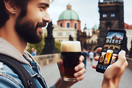 Prague self-guided audio tour with beer exhibition