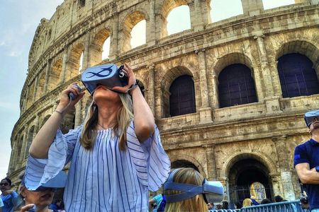 Colosseum visit and virtual reality experience with audio guide