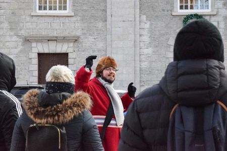Old Quebec winter walking tour